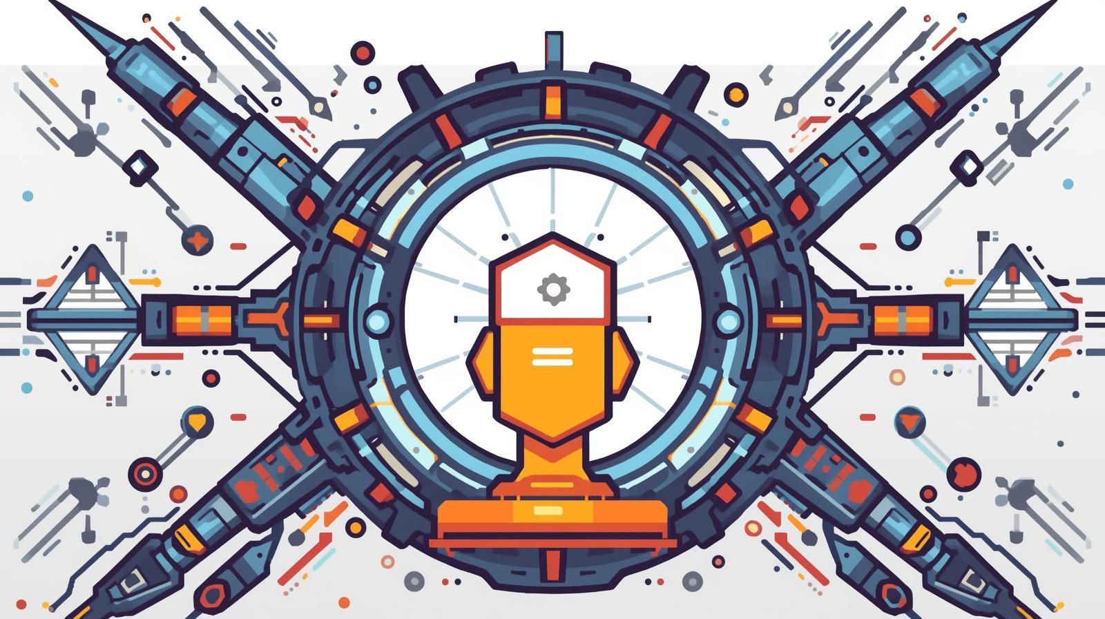 create a image for coursework, anime use icon - Generative AI & Prompt Engineering _ Practical Skills for the Future use genAI icon promot.jpg